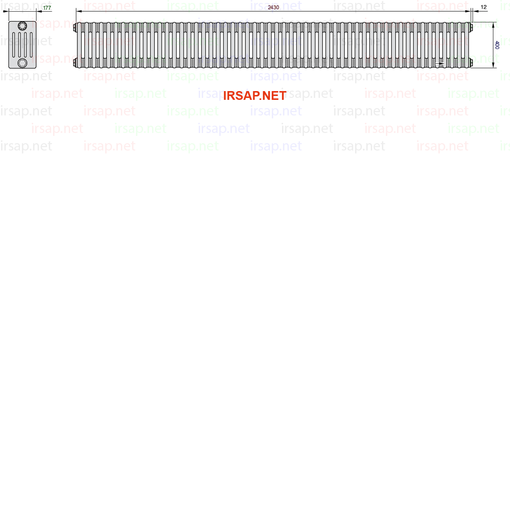 Радиатор IRSAP Tesi 50400/54 T14 CL 01